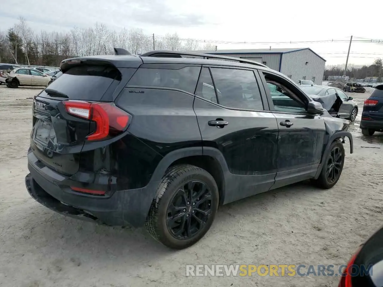 3 fotografías del automóvil dañado 3GKALTEV4NL278495 GMC TERRAIN 2022