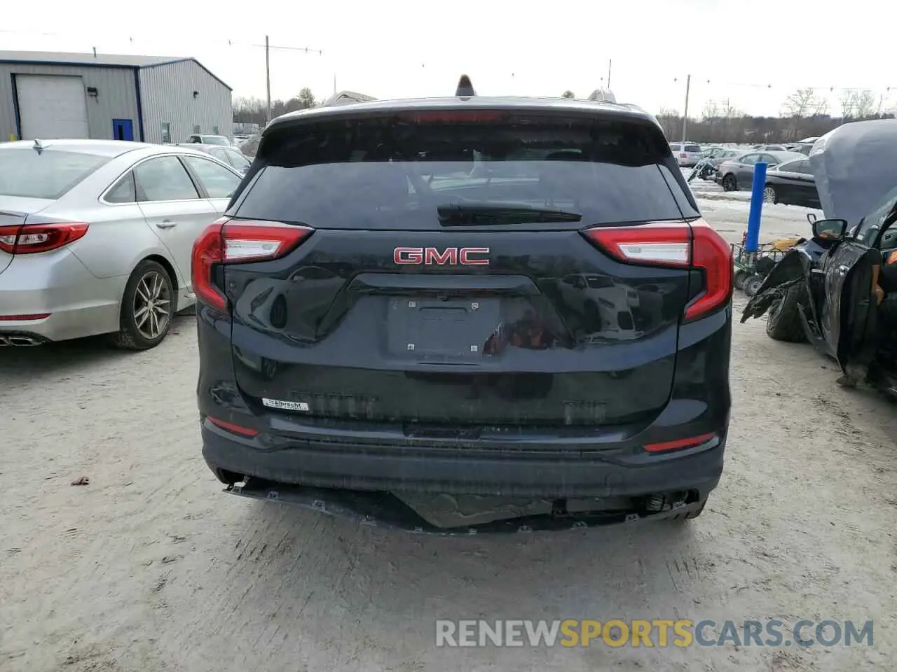 6 fotografías del automóvil dañado 3GKALTEV4NL278495 GMC TERRAIN 2022