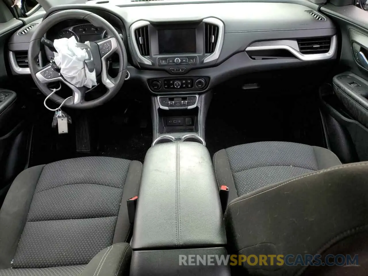 8 fotografías del automóvil dañado 3GKALTEV4NL278495 GMC TERRAIN 2022