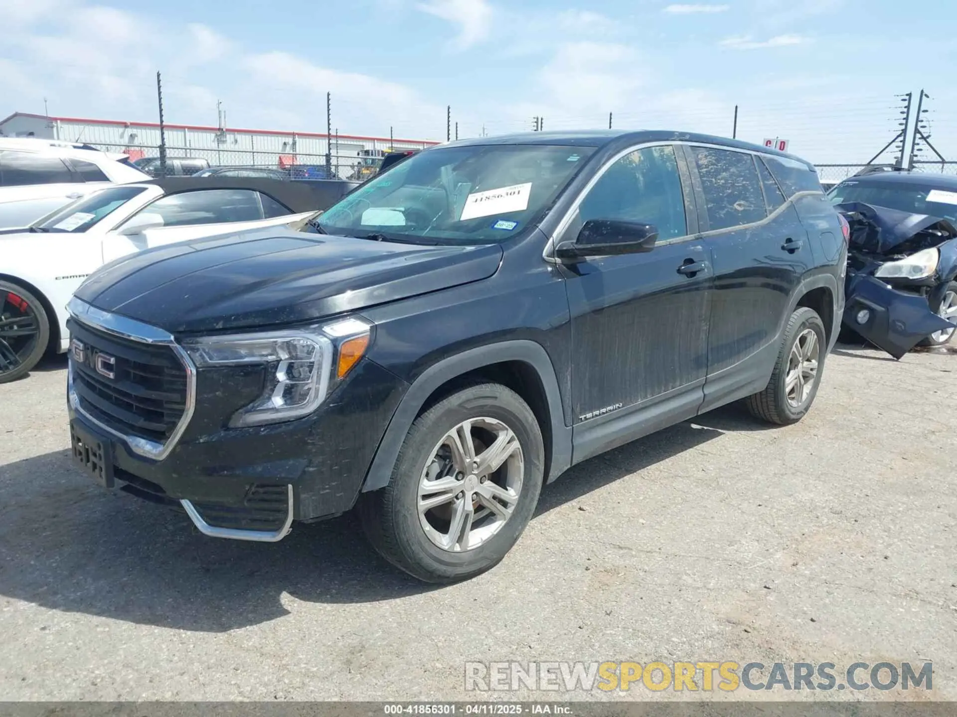 2 fotografías del automóvil dañado 3GKALTEV5NL173612 GMC TERRAIN 2022