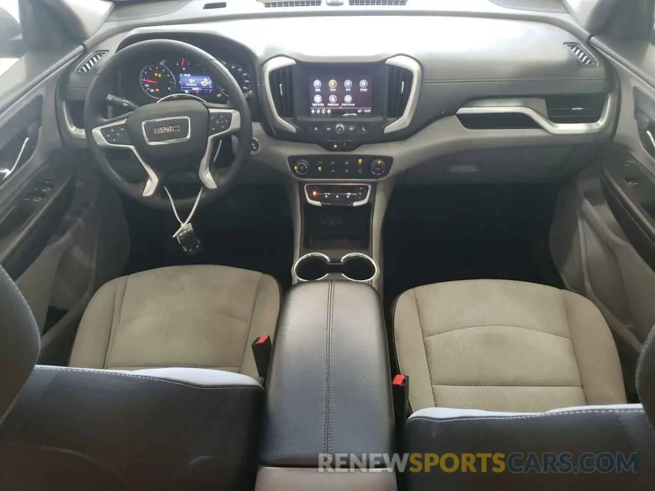 8 fotografías del automóvil dañado 3GKALTEV5NL177918 GMC TERRAIN 2022