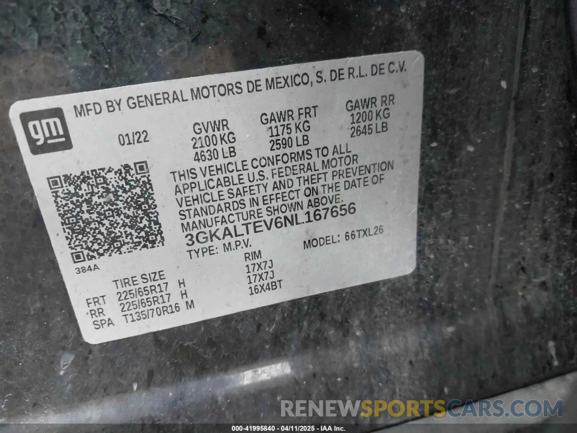9 fotografías del automóvil dañado 3GKALTEV6NL167656 GMC TERRAIN 2022