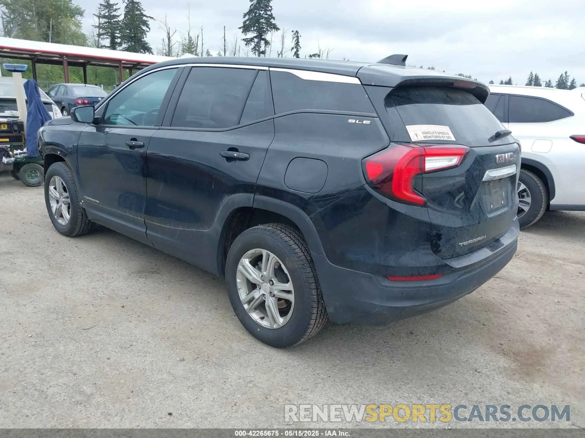 3 fotografías del automóvil dañado 3GKALTEV6NL167902 GMC TERRAIN 2022