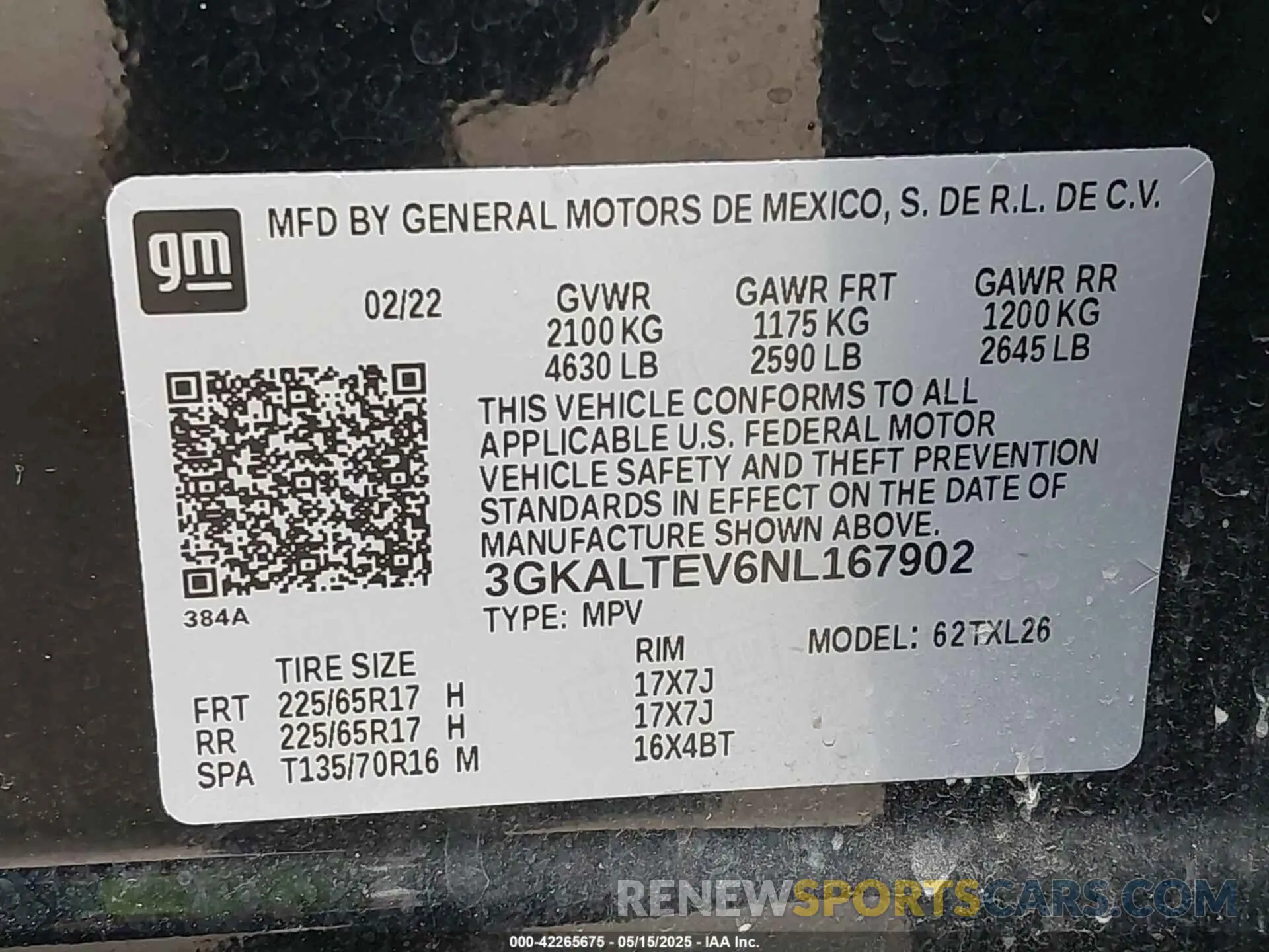 9 fotografías del automóvil dañado 3GKALTEV6NL167902 GMC TERRAIN 2022