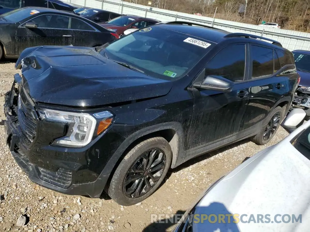 1 fotografías del automóvil dañado 3GKALTEV6NL174316 GMC TERRAIN 2022