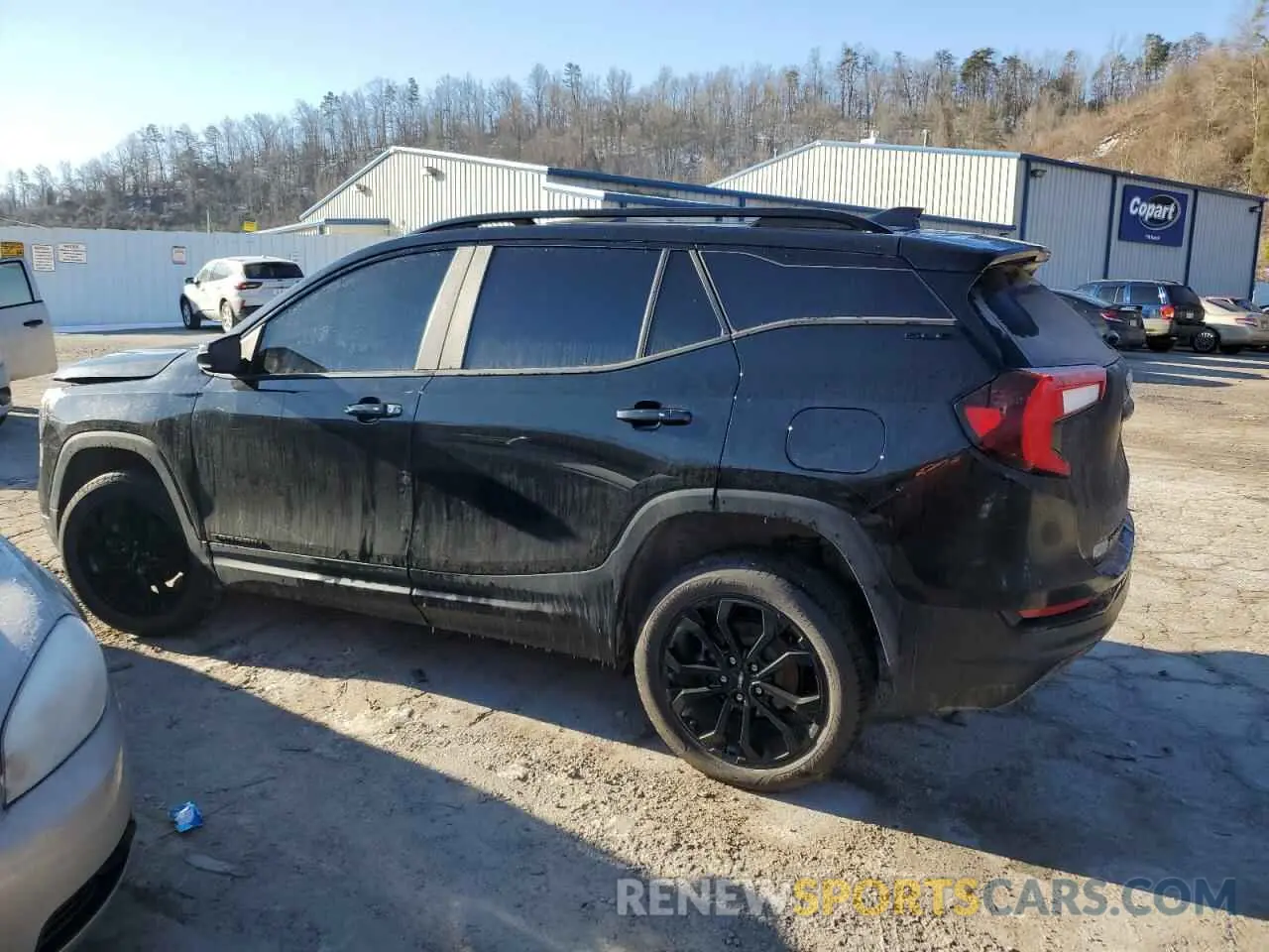 2 fotografías del automóvil dañado 3GKALTEV6NL174316 GMC TERRAIN 2022