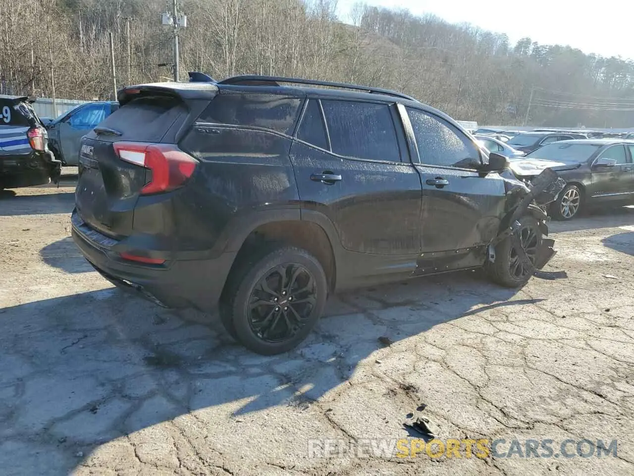 3 fotografías del automóvil dañado 3GKALTEV6NL174316 GMC TERRAIN 2022