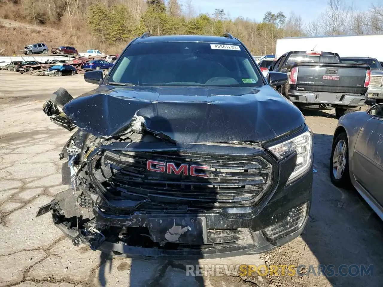 5 fotografías del automóvil dañado 3GKALTEV6NL174316 GMC TERRAIN 2022