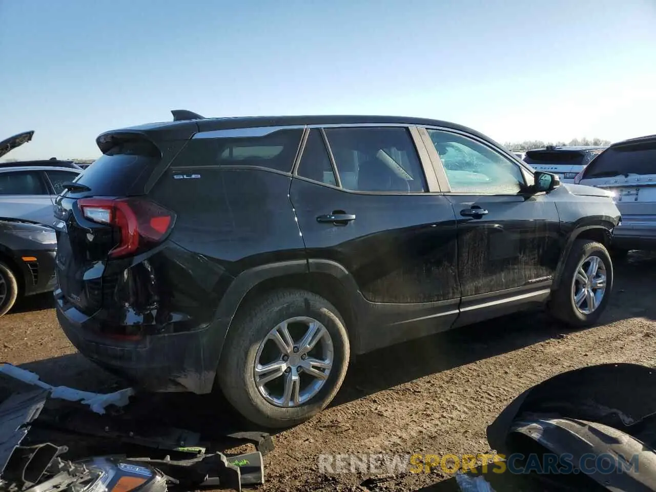 3 fotografías del automóvil dañado 3GKALTEV6NL296142 GMC TERRAIN 2022
