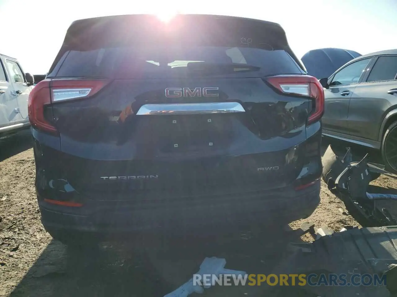 6 fotografías del automóvil dañado 3GKALTEV6NL296142 GMC TERRAIN 2022