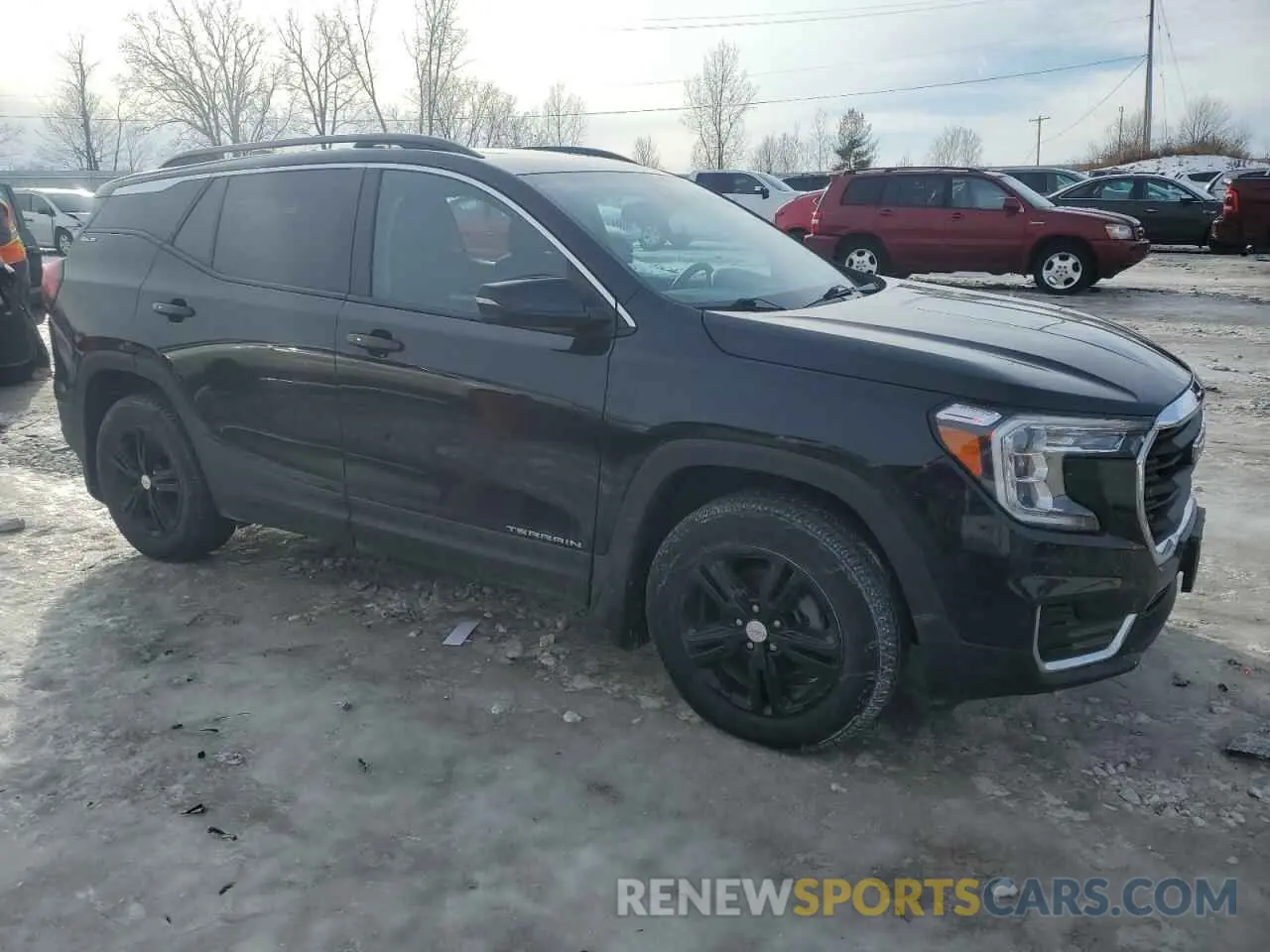 4 fotografías del automóvil dañado 3GKALTEV7NL120961 GMC TERRAIN 2022