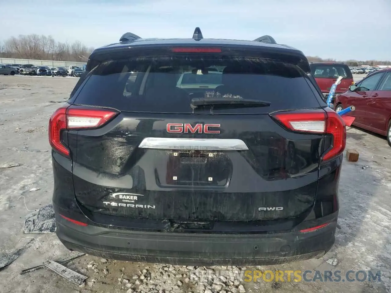 6 fotografías del automóvil dañado 3GKALTEV7NL120961 GMC TERRAIN 2022