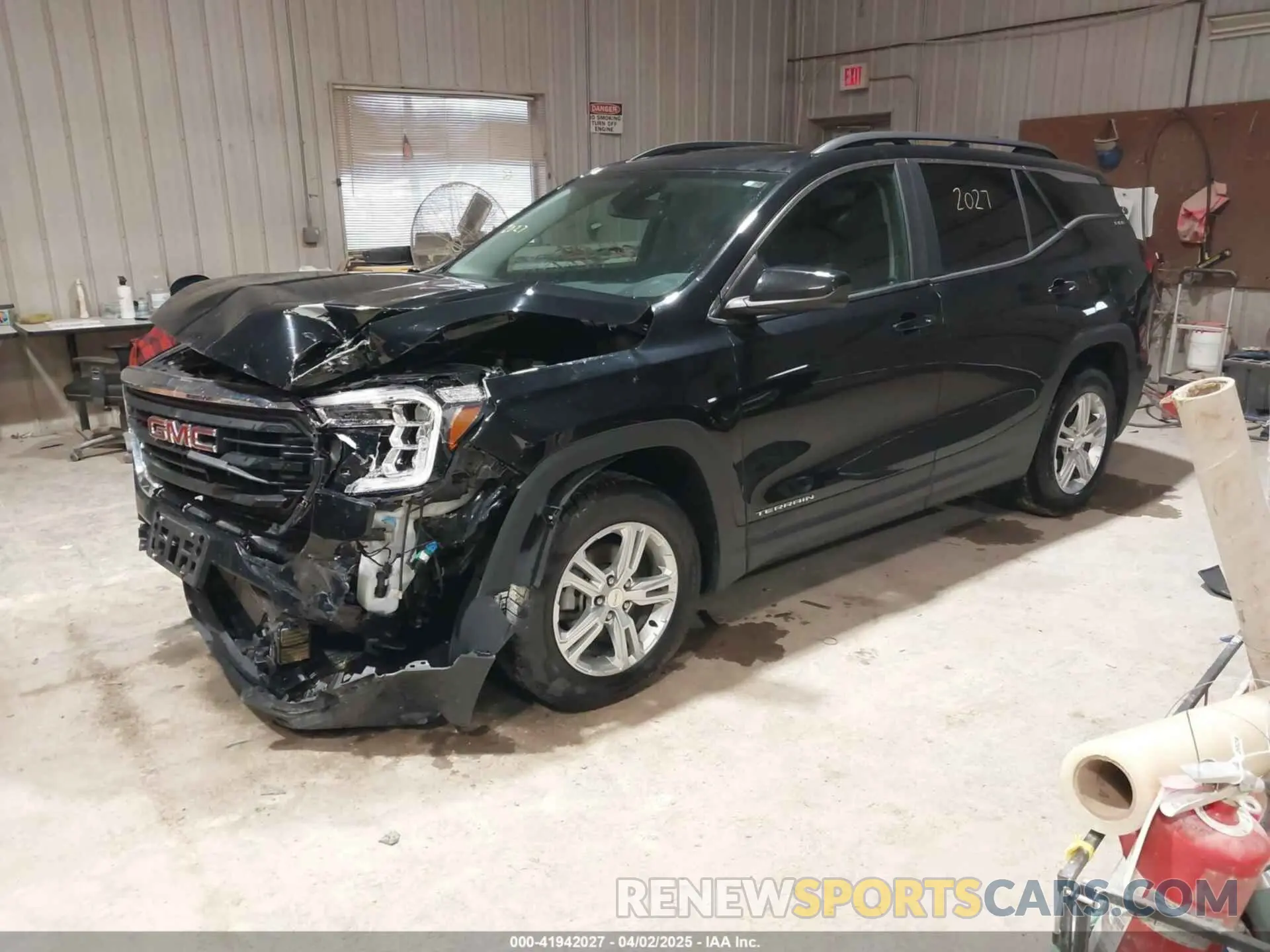 2 fotografías del automóvil dañado 3GKALTEV8NL114912 GMC TERRAIN 2022