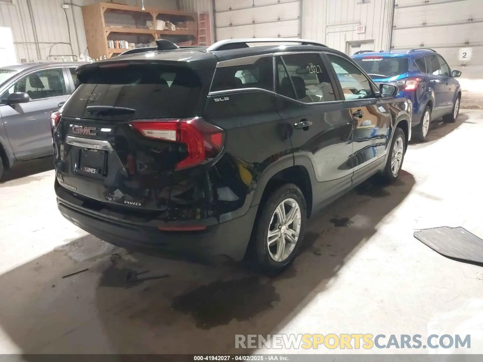 4 fotografías del automóvil dañado 3GKALTEV8NL114912 GMC TERRAIN 2022