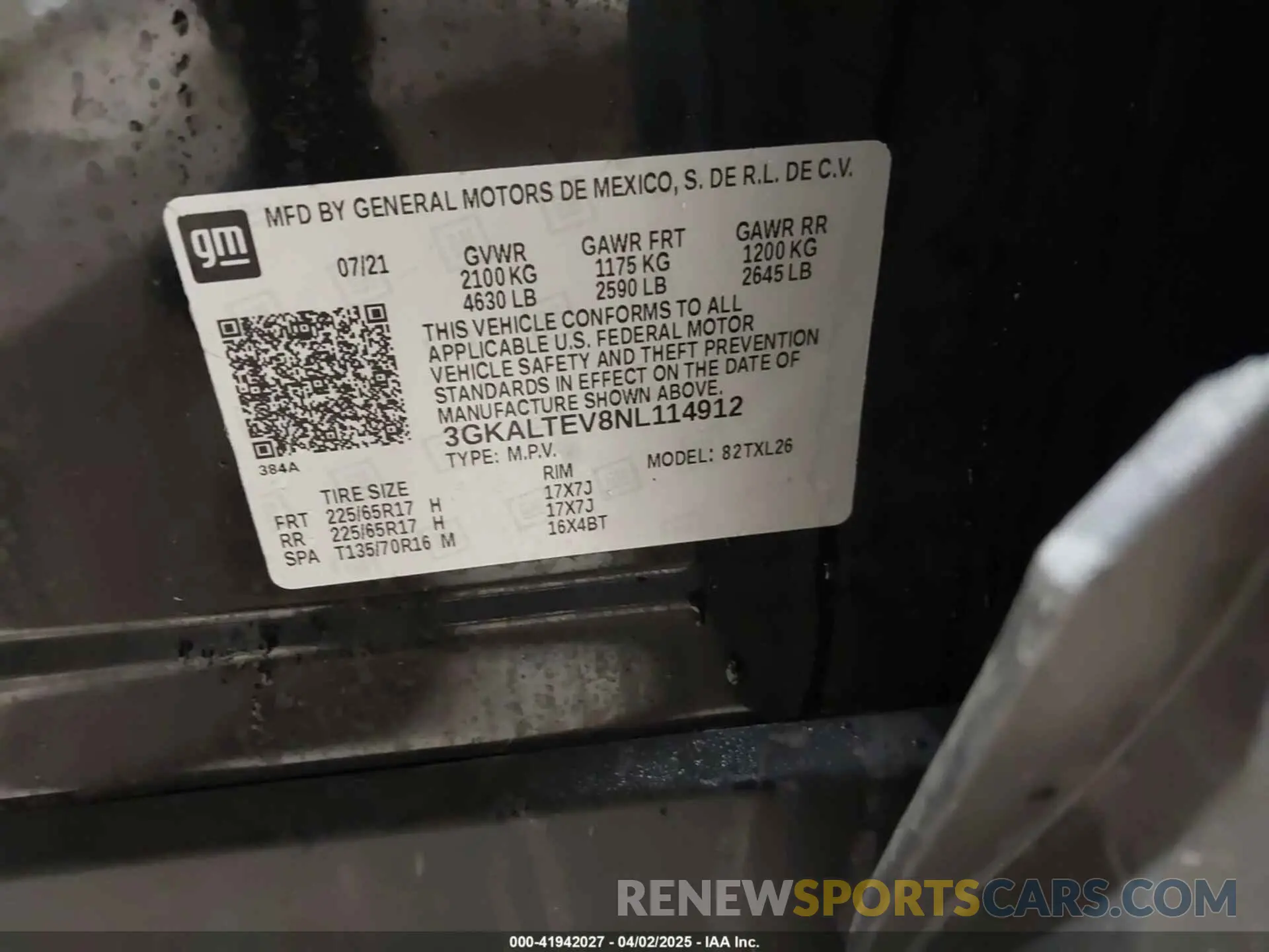 9 fotografías del automóvil dañado 3GKALTEV8NL114912 GMC TERRAIN 2022