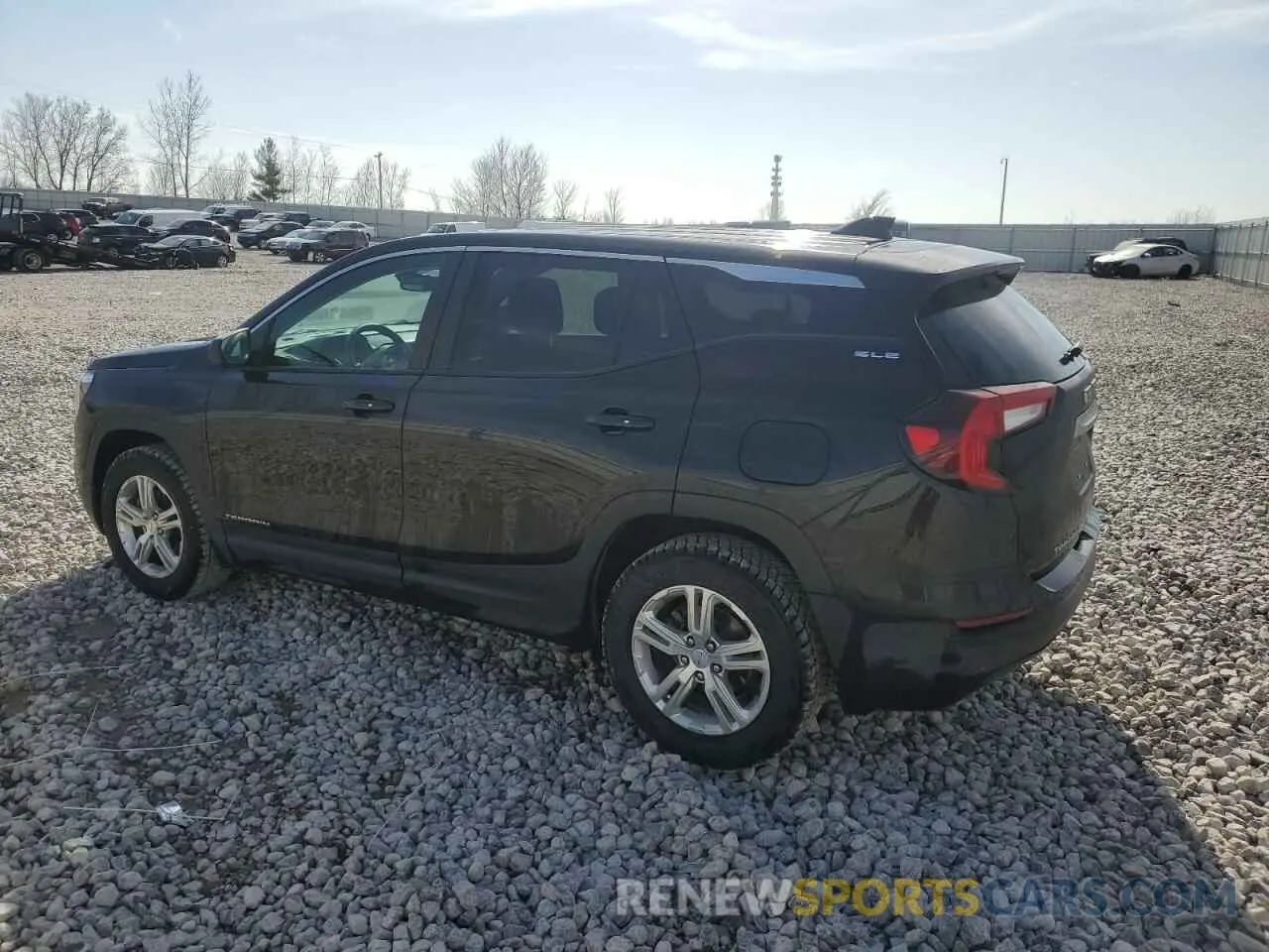 2 fotografías del automóvil dañado 3GKALTEV8NL142435 GMC TERRAIN 2022