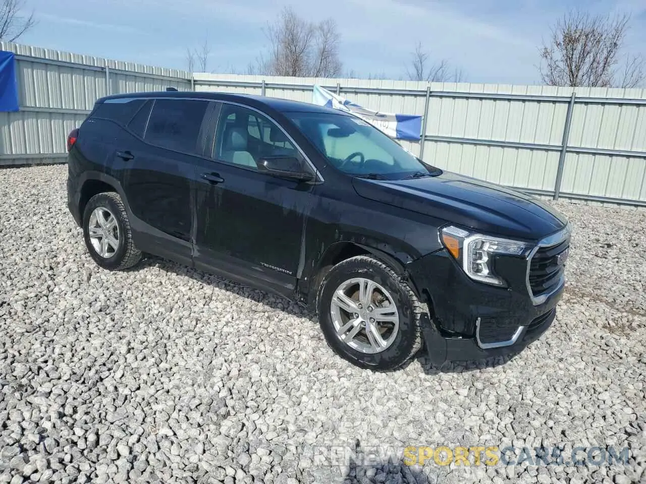 4 fotografías del automóvil dañado 3GKALTEV8NL142435 GMC TERRAIN 2022