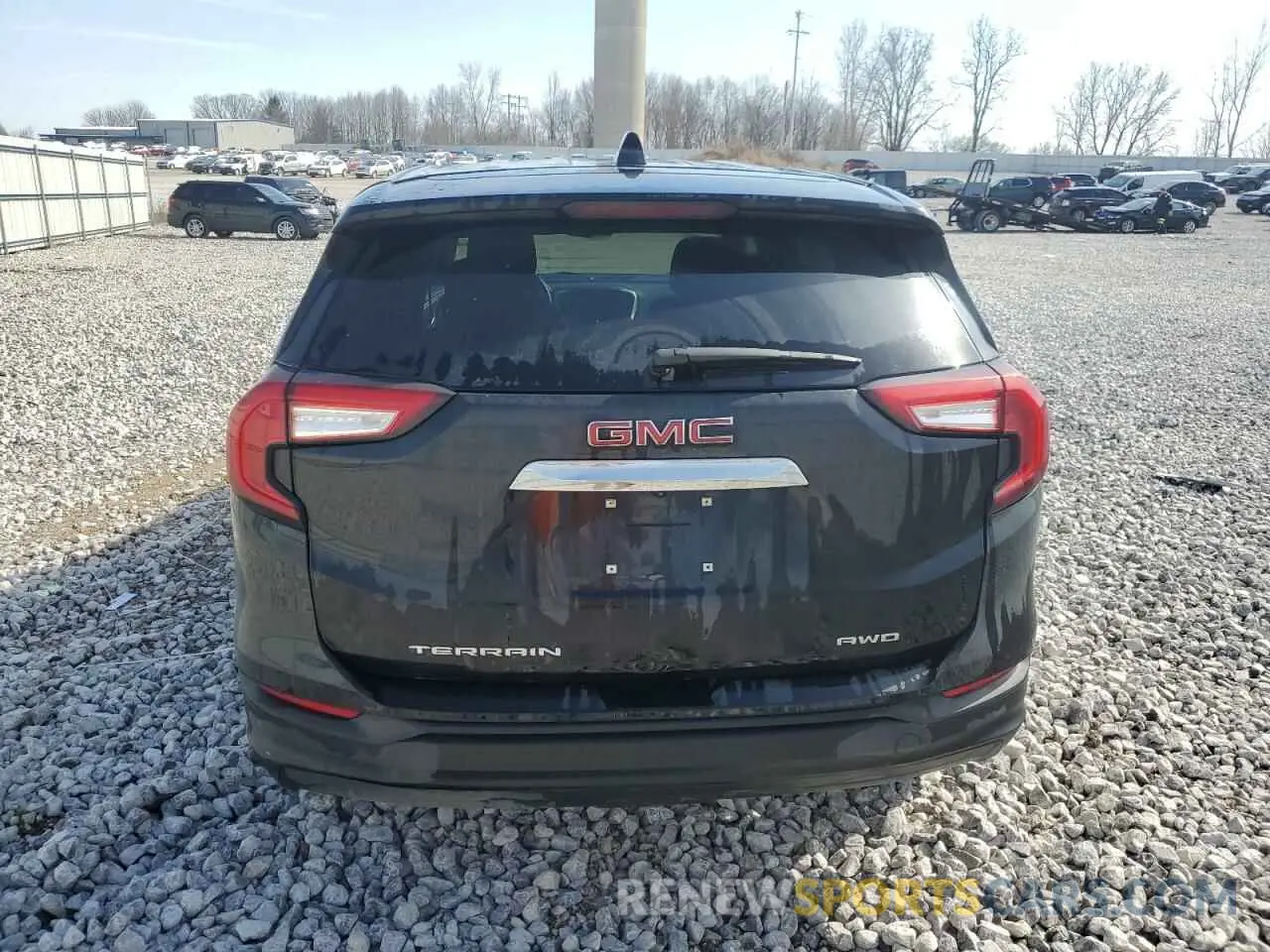 6 fotografías del automóvil dañado 3GKALTEV8NL142435 GMC TERRAIN 2022
