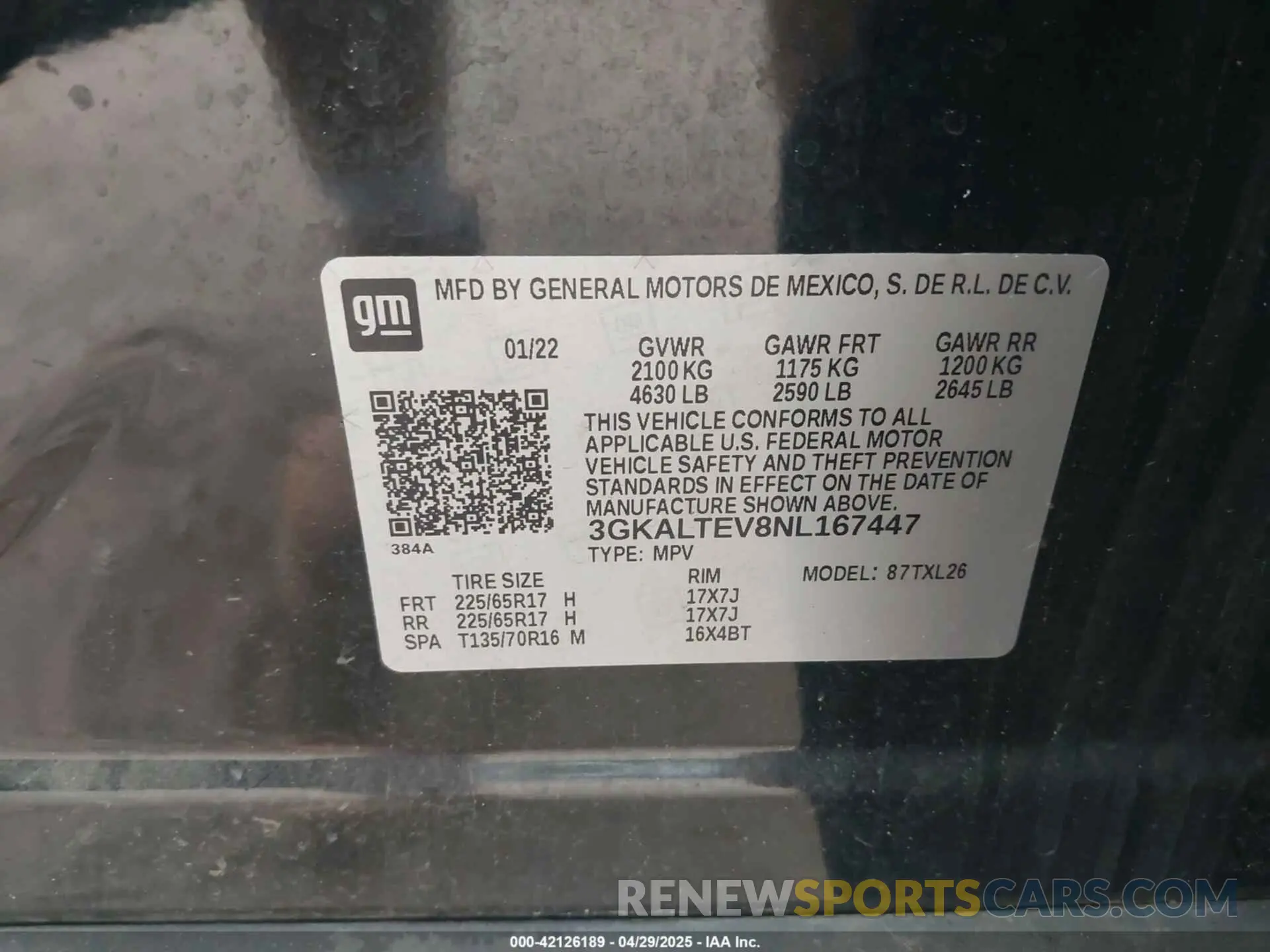 9 fotografías del automóvil dañado 3GKALTEV8NL167447 GMC TERRAIN 2022