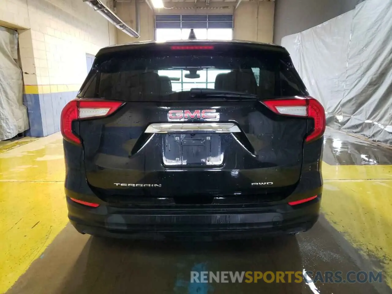 6 fotografías del automóvil dañado 3GKALTEV8NL172647 GMC TERRAIN 2022