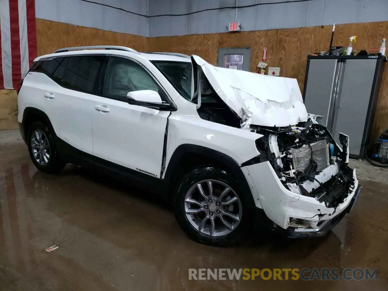 4 fotografías del automóvil dañado 3GKALVEV0NL108954 GMC TERRAIN 2022