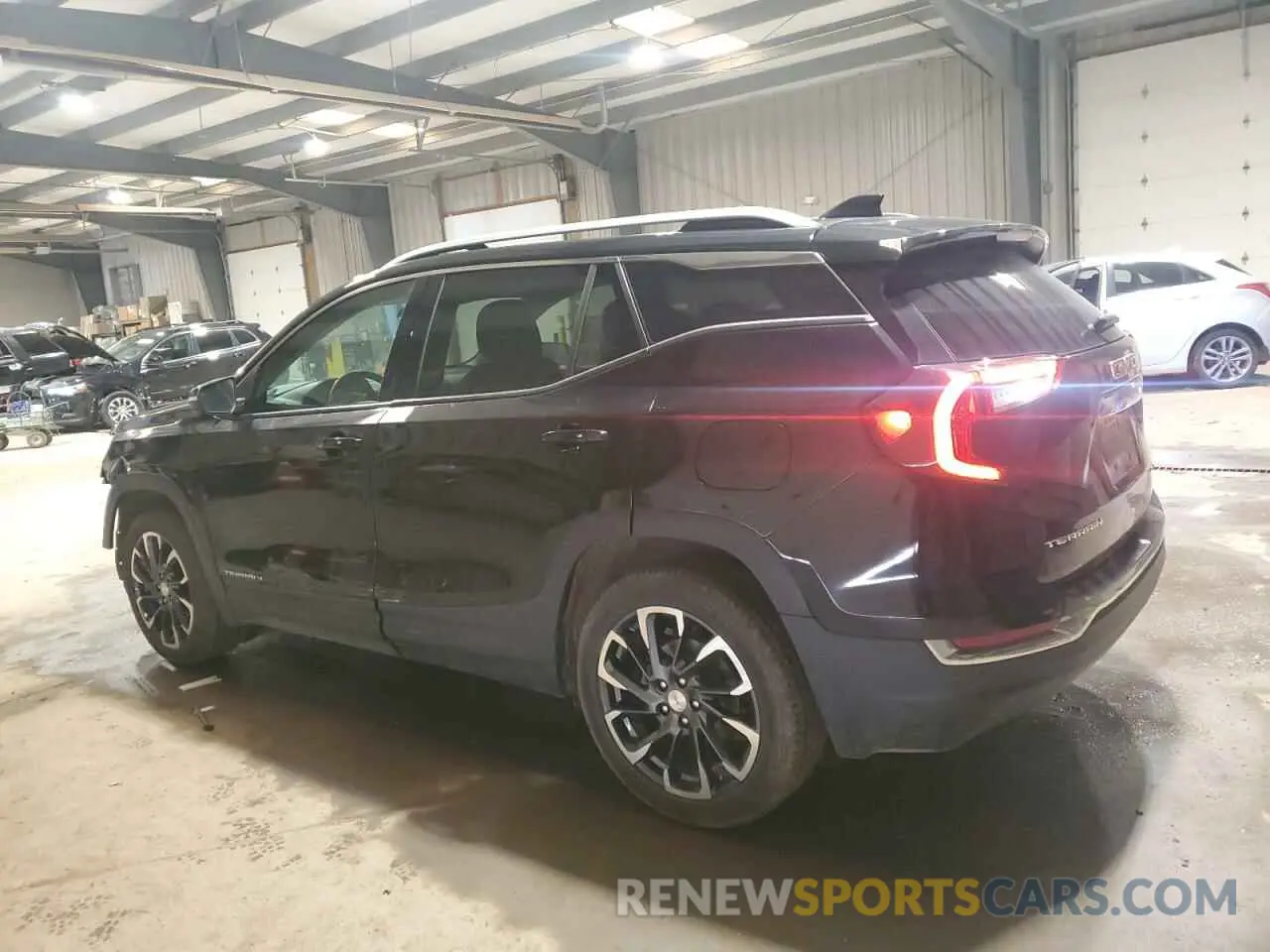2 fotografías del automóvil dañado 3GKALVEV0NL297542 GMC TERRAIN 2022