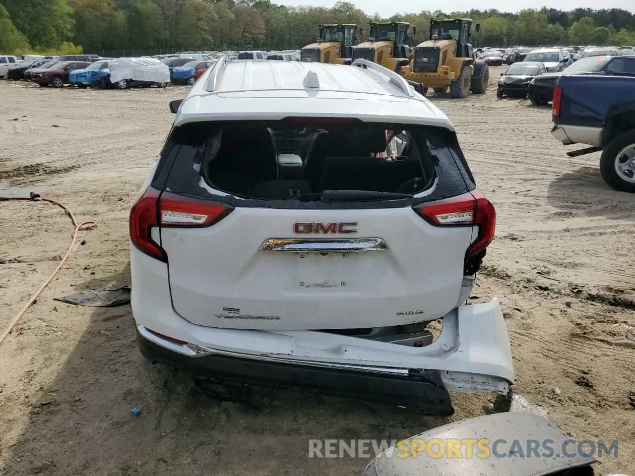 6 fotografías del automóvil dañado 3GKALVEV2NL101827 GMC TERRAIN 2022