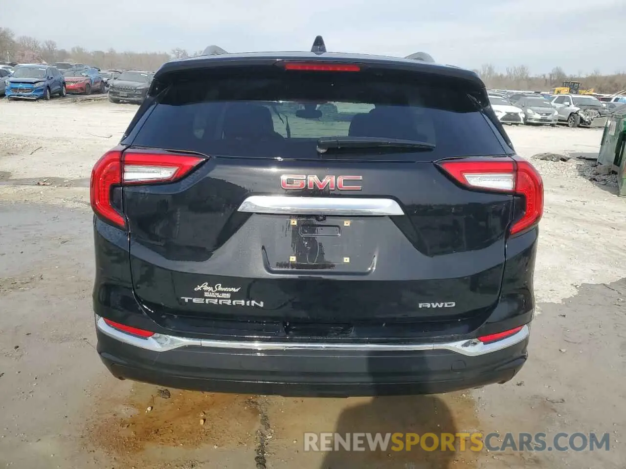 6 fotografías del automóvil dañado 3GKALVEV2NL111032 GMC TERRAIN 2022