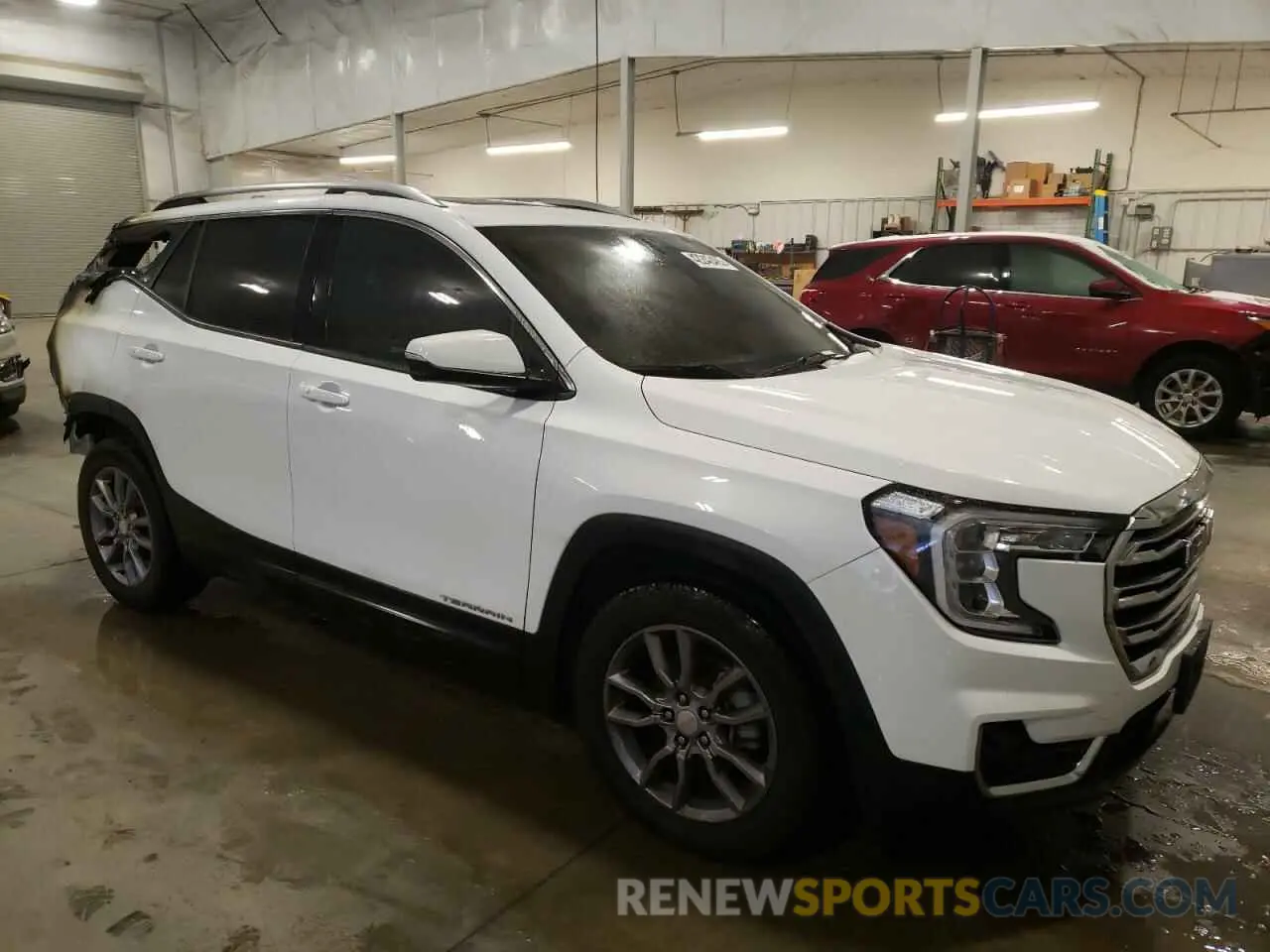 4 fotografías del automóvil dañado 3GKALVEV2NL259021 GMC TERRAIN 2022