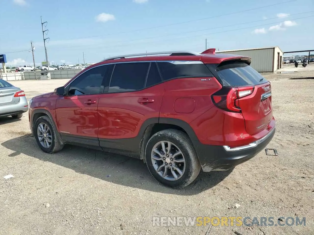 2 fotografías del automóvil dañado 3GKALVEV4NL162239 GMC TERRAIN 2022