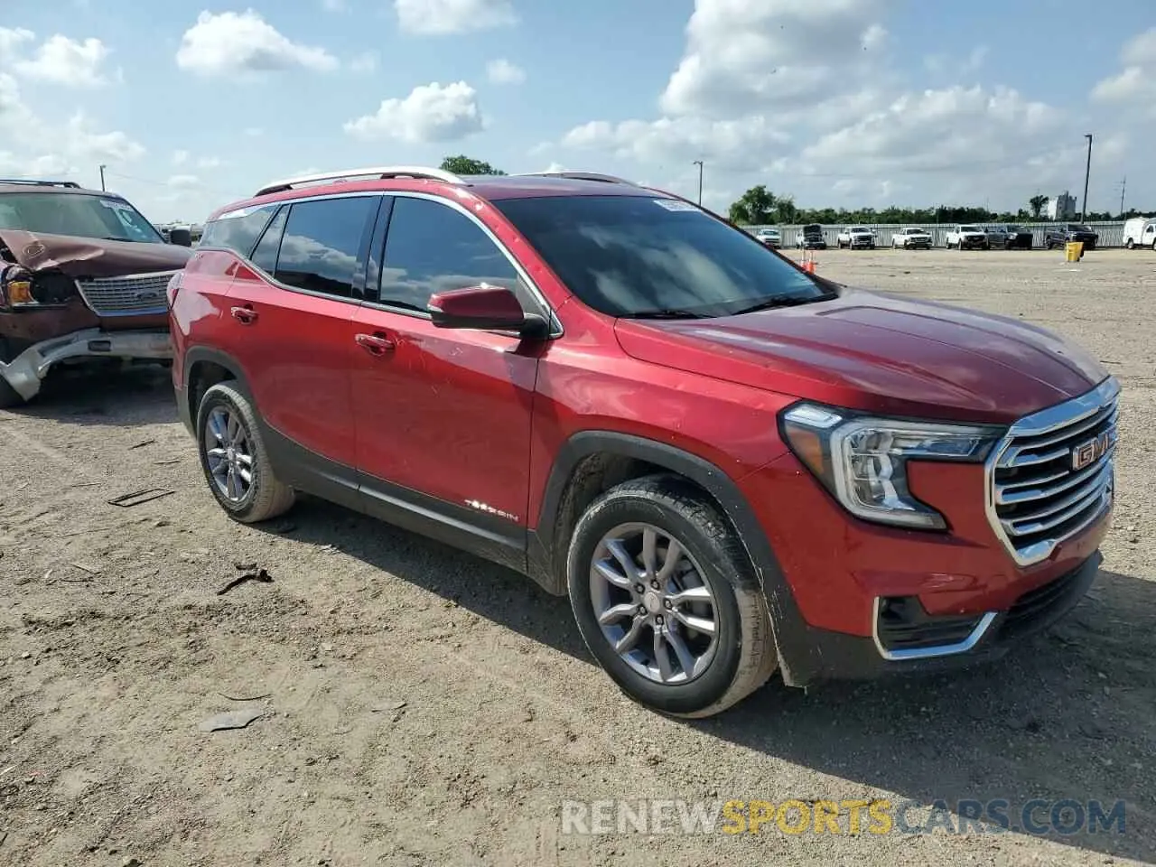 4 fotografías del automóvil dañado 3GKALVEV4NL162239 GMC TERRAIN 2022
