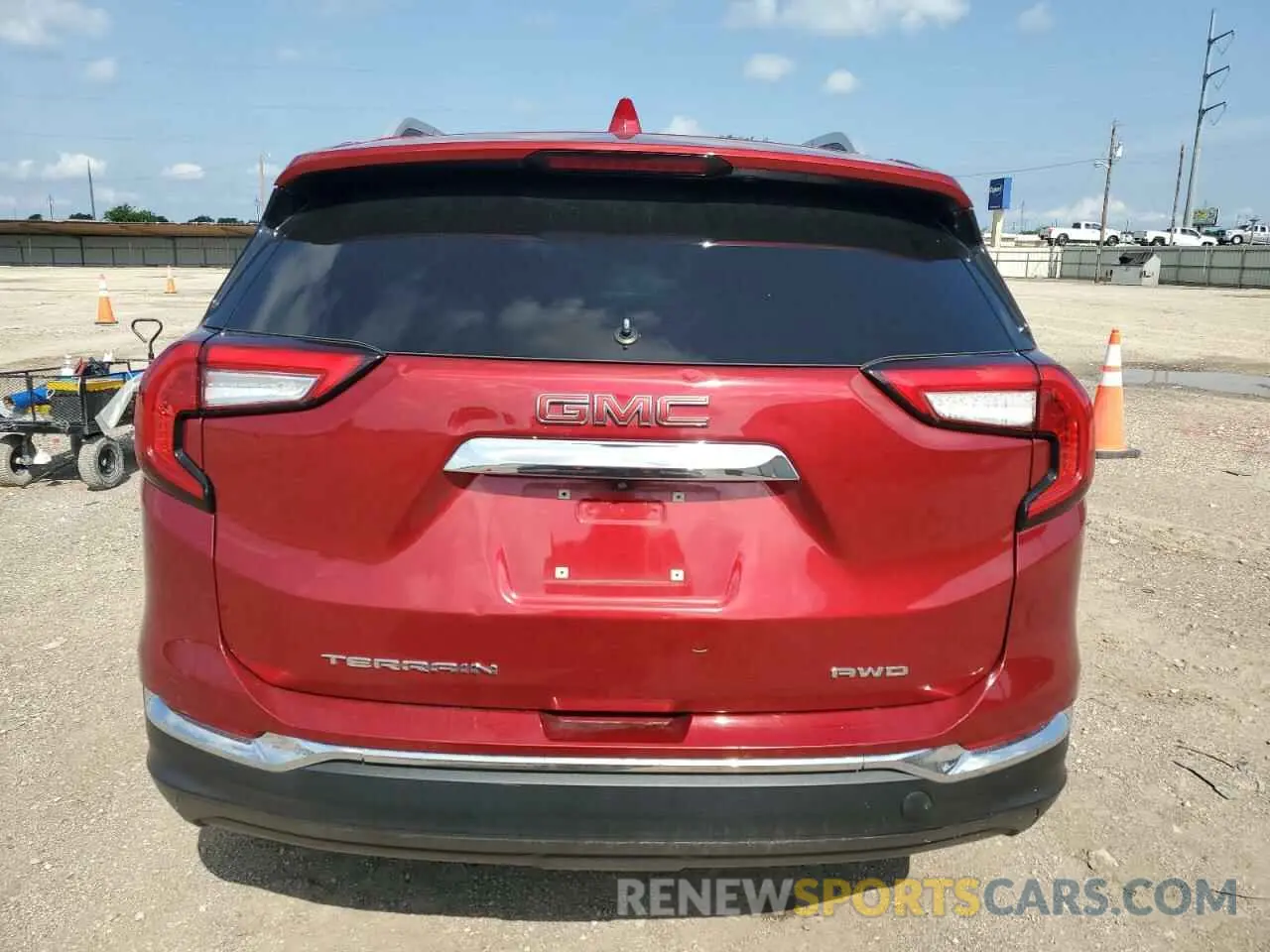 6 fotografías del automóvil dañado 3GKALVEV4NL162239 GMC TERRAIN 2022