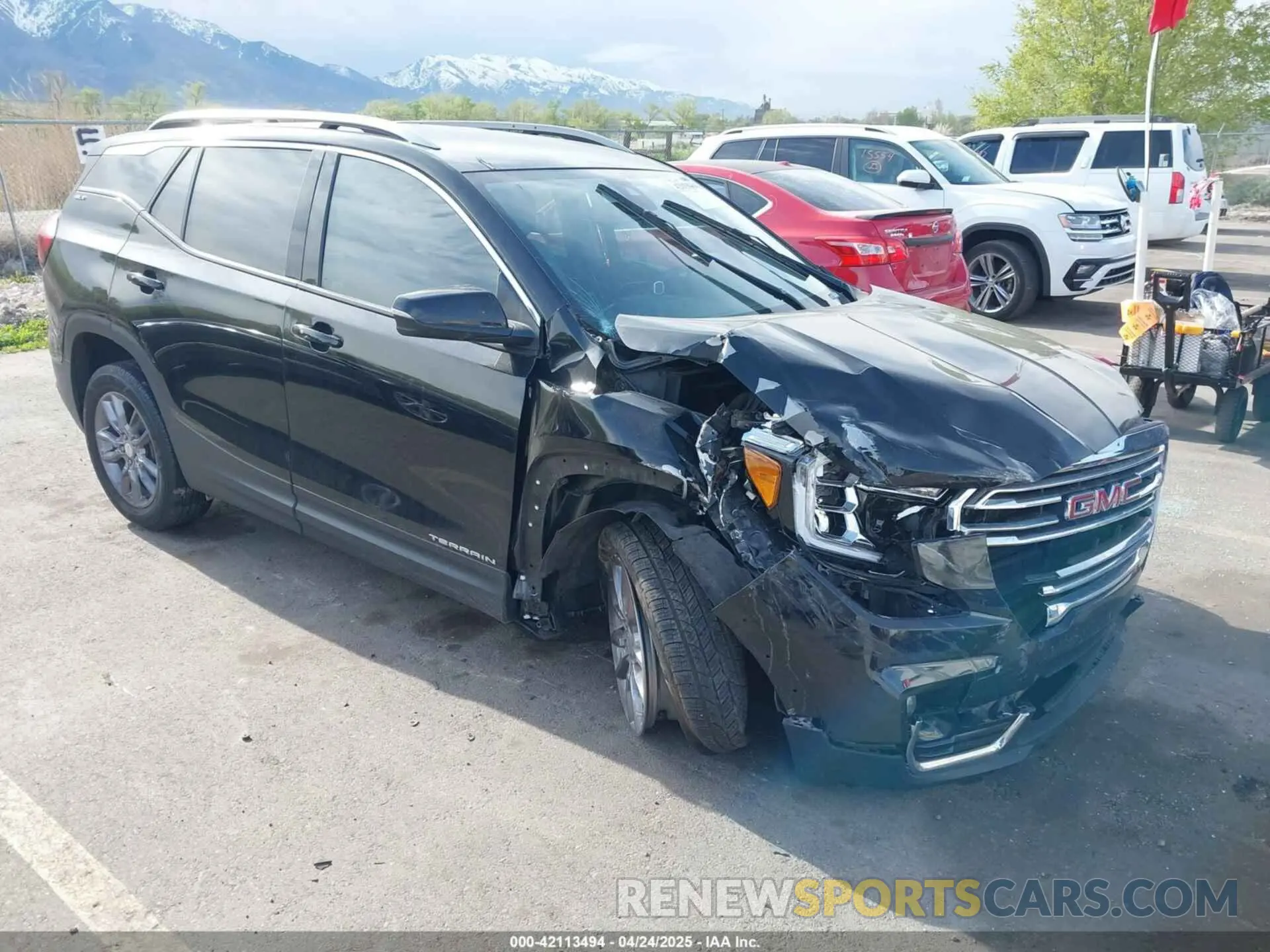 1 fotografías del automóvil dañado 3GKALVEV5NL110604 GMC TERRAIN 2022