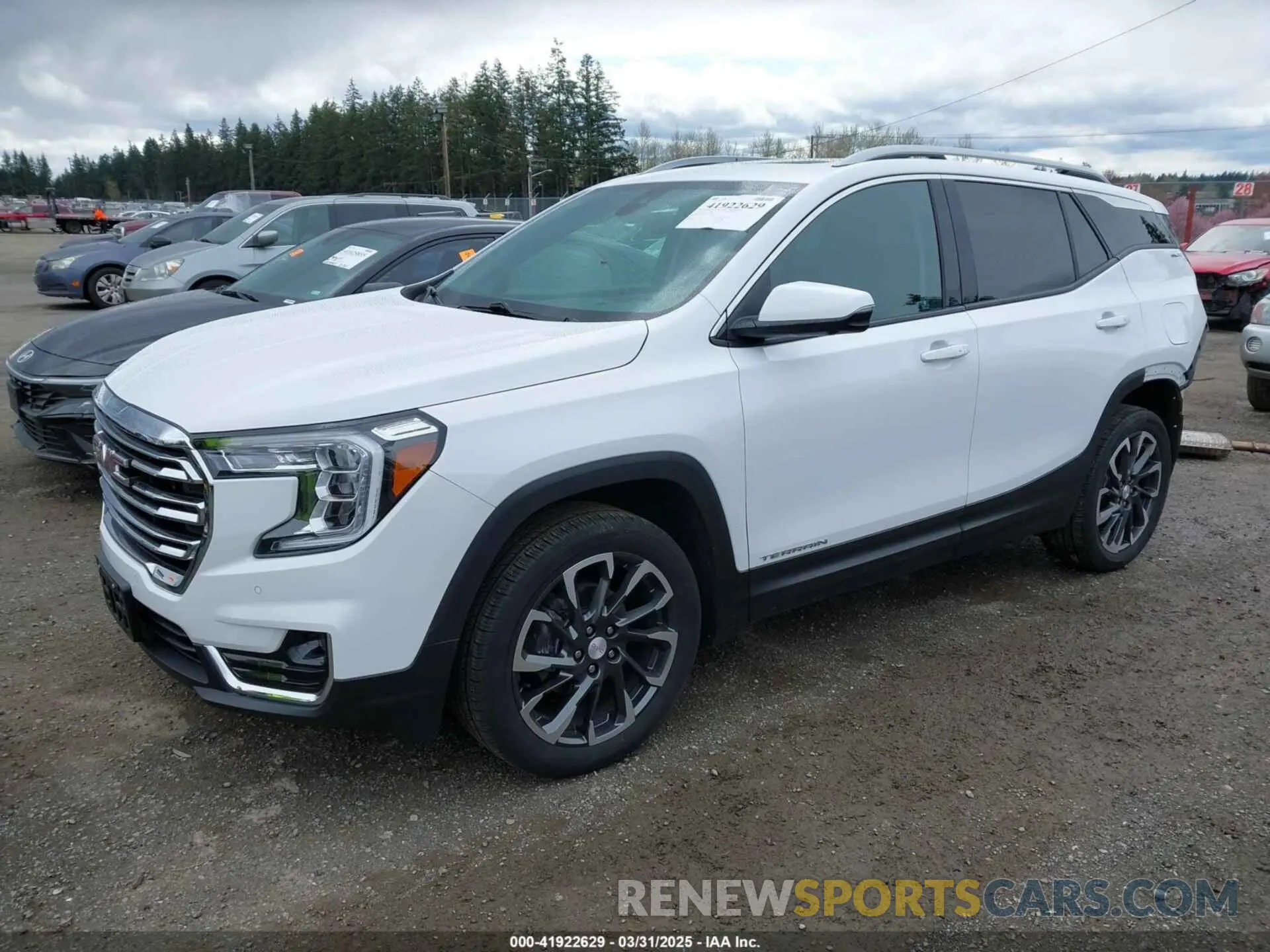 2 fotografías del automóvil dañado 3GKALVEV5NL118573 GMC TERRAIN 2022