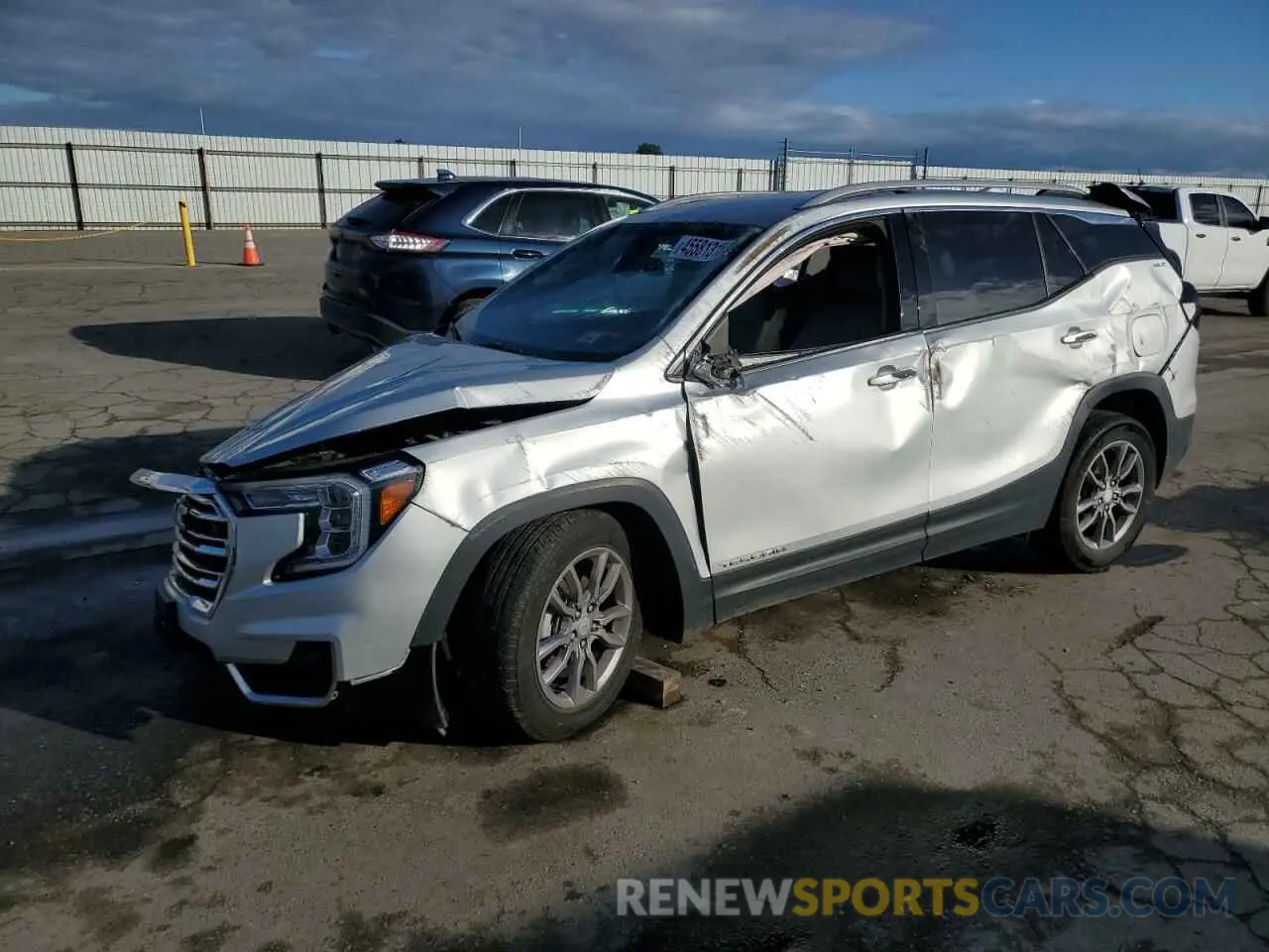 1 fotografías del automóvil dañado 3GKALVEV5NL154117 GMC TERRAIN 2022