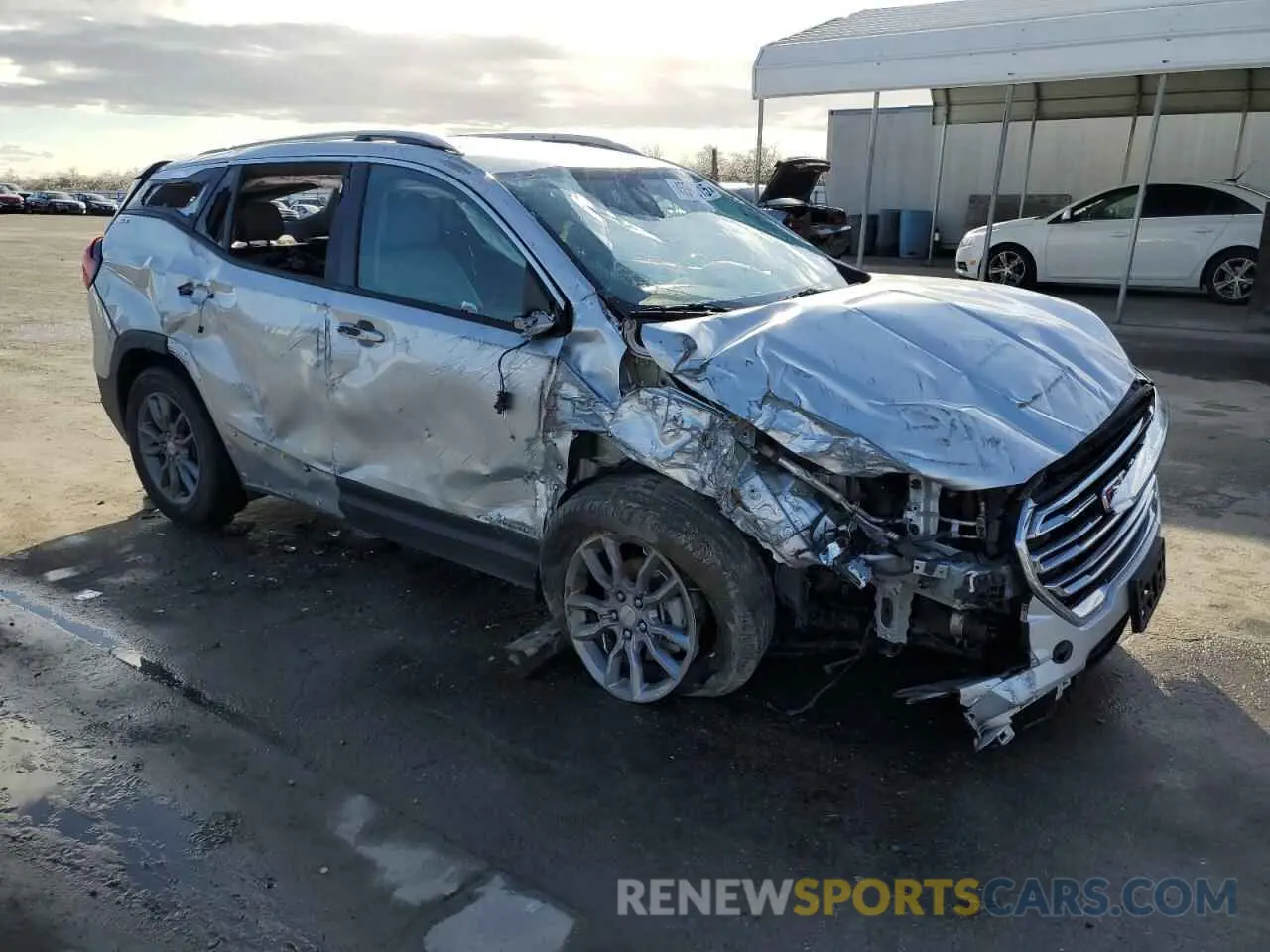 4 fotografías del automóvil dañado 3GKALVEV5NL154117 GMC TERRAIN 2022