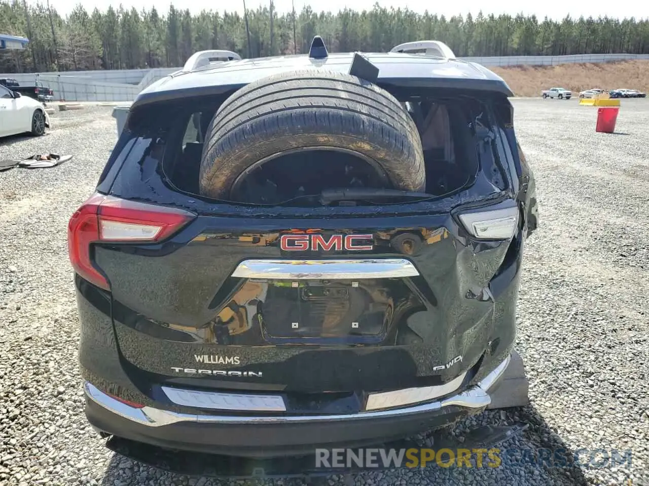 6 fotografías del automóvil dañado 3GKALVEV5NL268697 GMC TERRAIN 2022