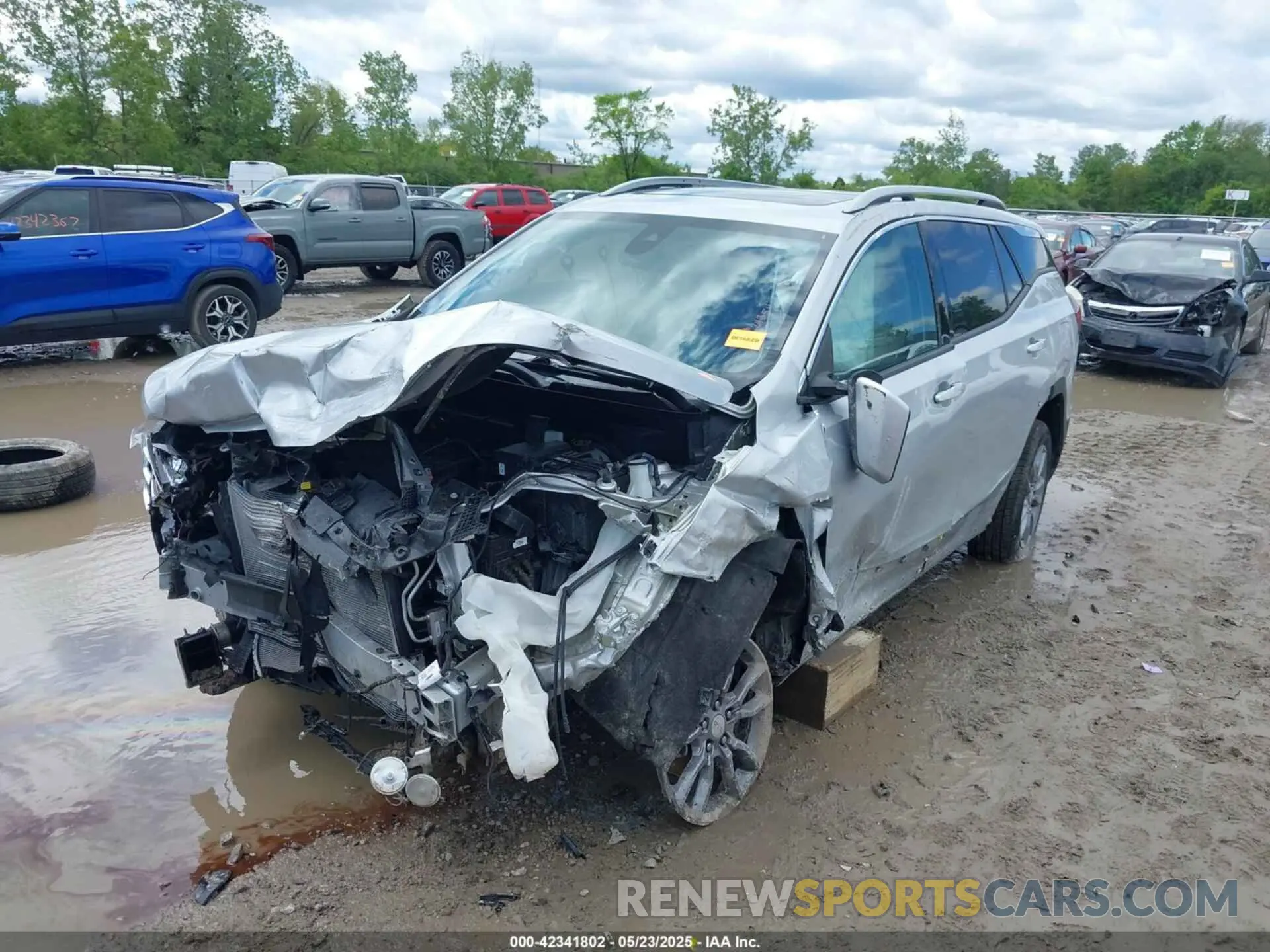 6 fotografías del automóvil dañado 3GKALVEV7NL124066 GMC TERRAIN 2022
