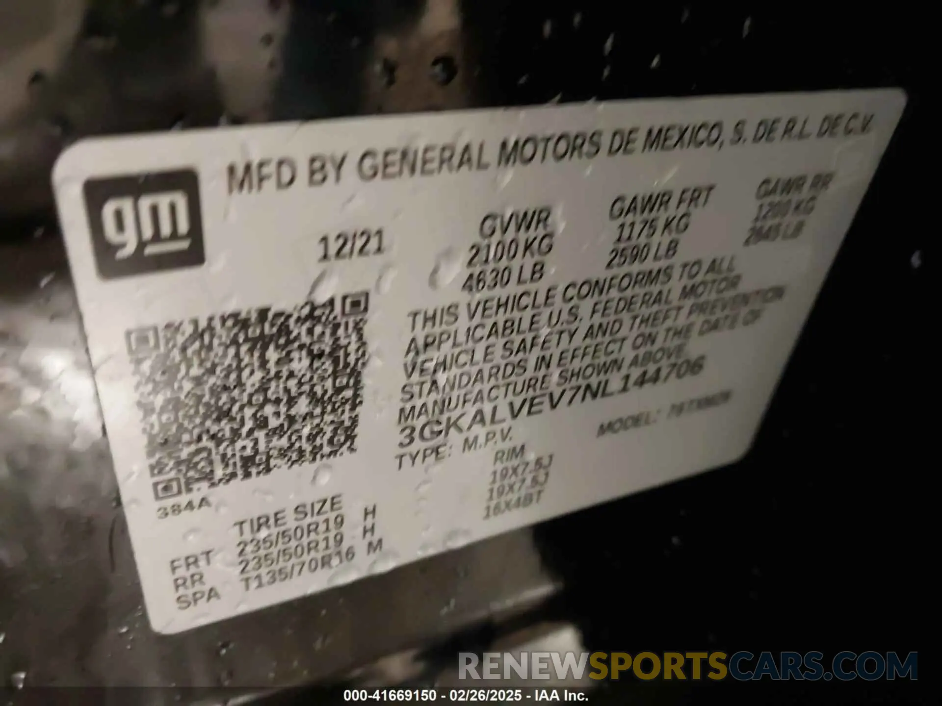 9 fotografías del automóvil dañado 3GKALVEV7NL144706 GMC TERRAIN 2022