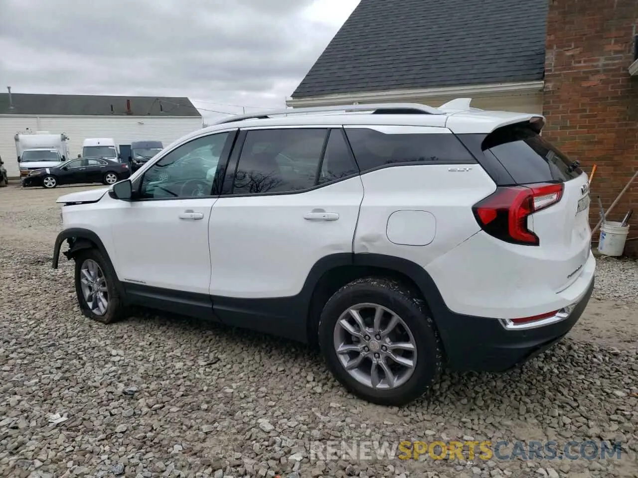 2 fotografías del automóvil dañado 3GKALVEV8NL121693 GMC TERRAIN 2022