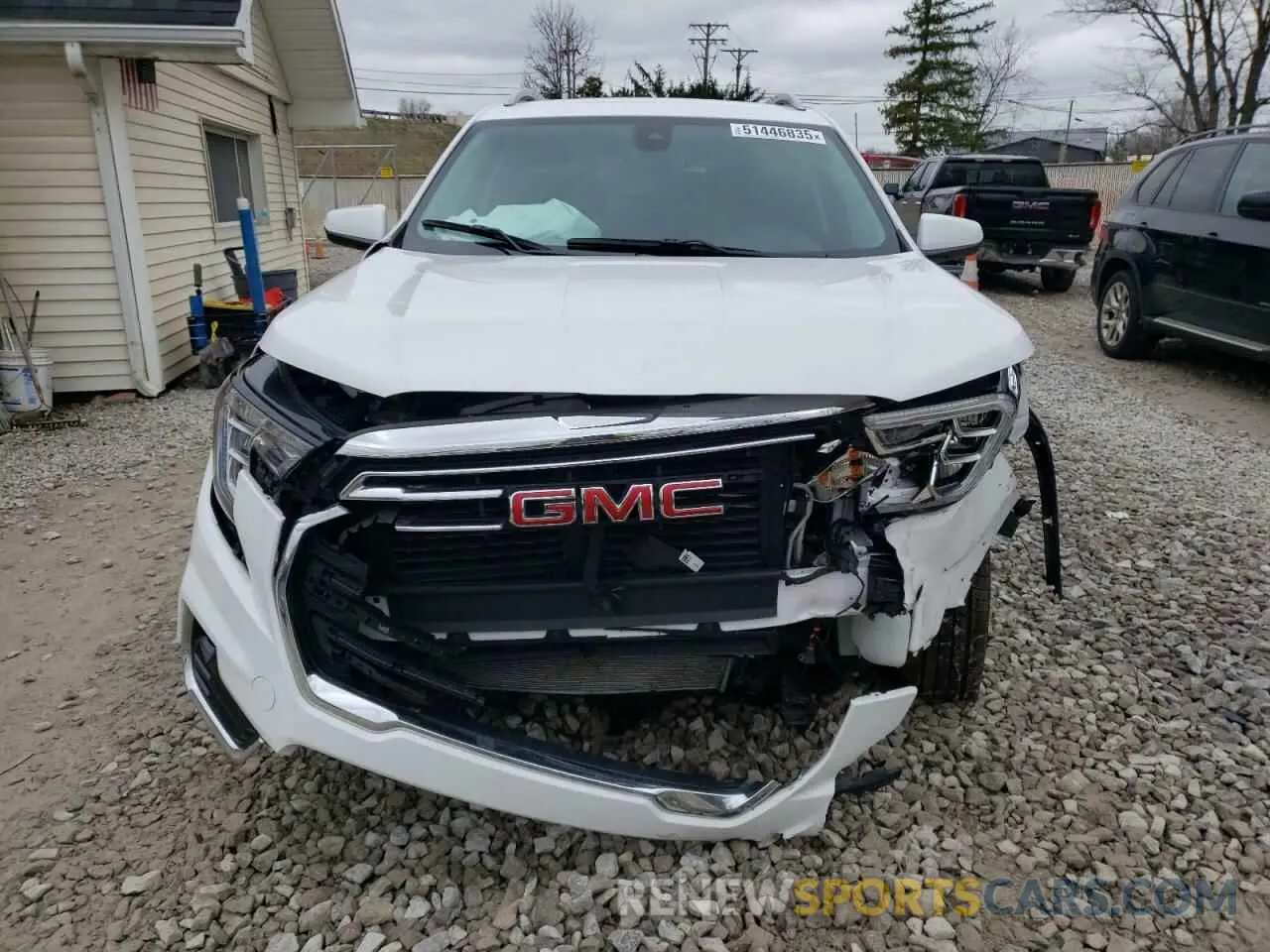 5 fotografías del automóvil dañado 3GKALVEV8NL121693 GMC TERRAIN 2022