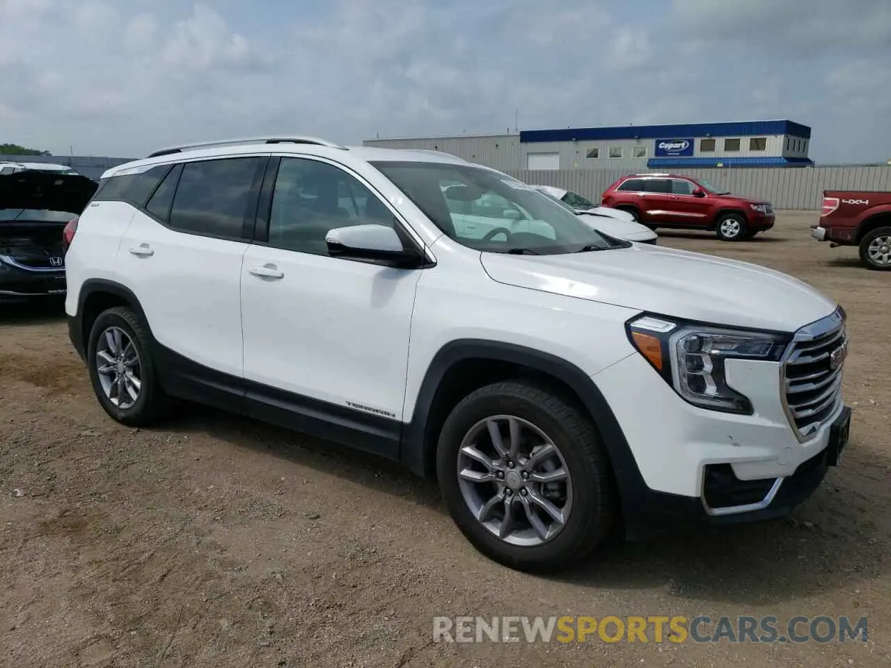 4 fotografías del automóvil dañado 3GKALVEV8NL142480 GMC TERRAIN 2022