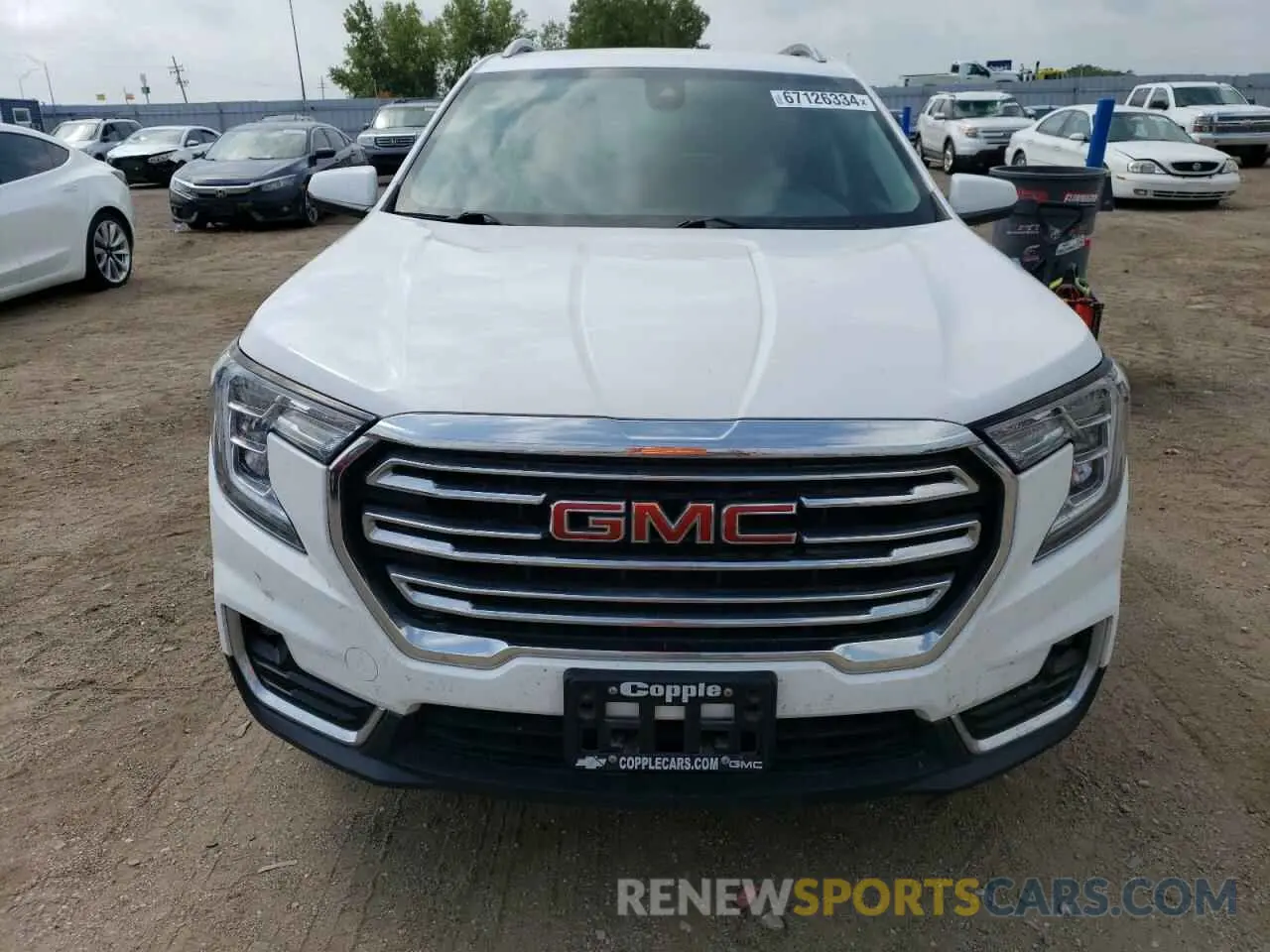 5 fotografías del automóvil dañado 3GKALVEV8NL142480 GMC TERRAIN 2022