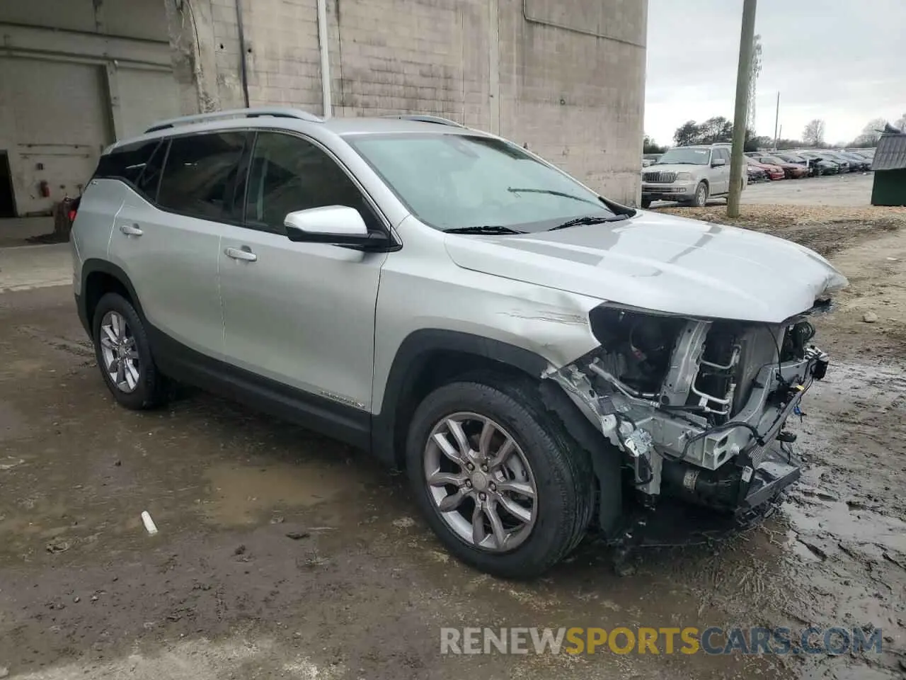 4 fotografías del automóvil dañado 3GKALVEVXNL105396 GMC TERRAIN 2022