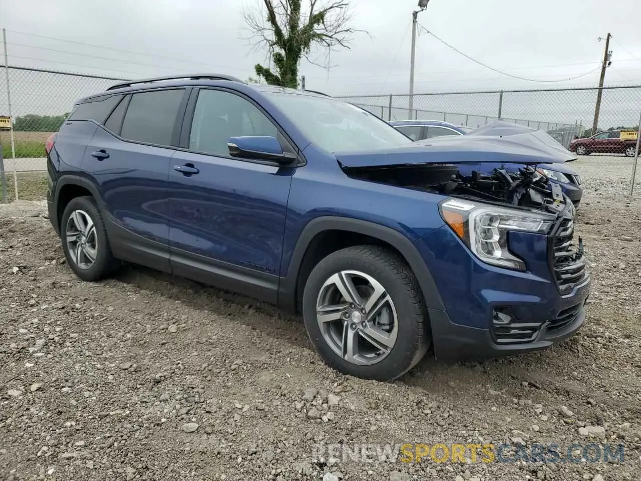 4 fotografías del automóvil dañado 3GKALVEVXNL241463 GMC TERRAIN 2022