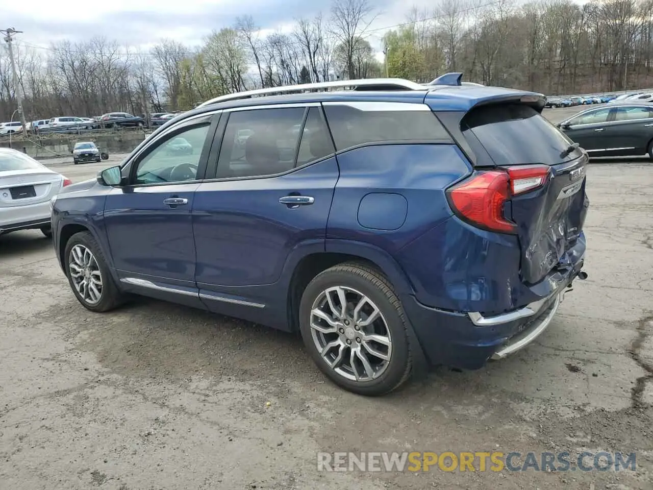 2 fotografías del automóvil dañado 3GKALXEV4NL306688 GMC TERRAIN 2022