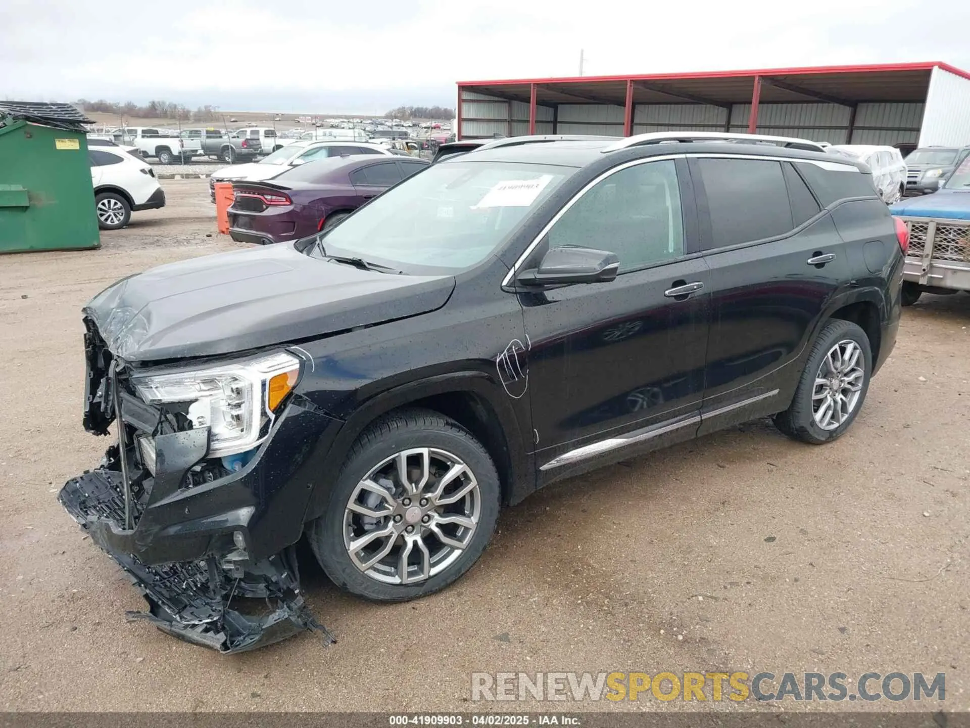 2 fotografías del automóvil dañado 3GKALXEV6NL176722 GMC TERRAIN 2022