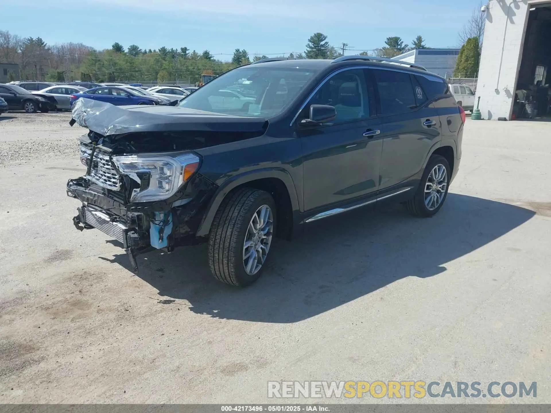 2 fotografías del automóvil dañado 3GKALXEV8NL236337 GMC TERRAIN 2022