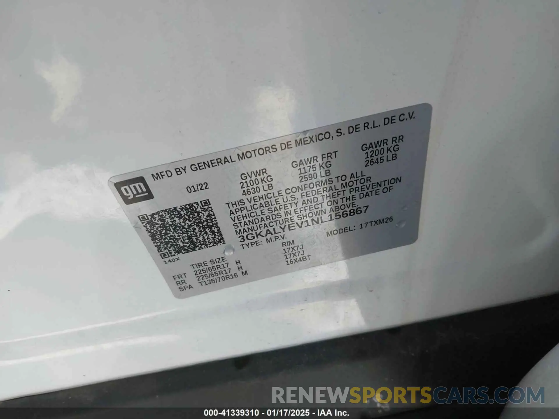 9 fotografías del automóvil dañado 3GKALYEV1NL156867 GMC TERRAIN 2022