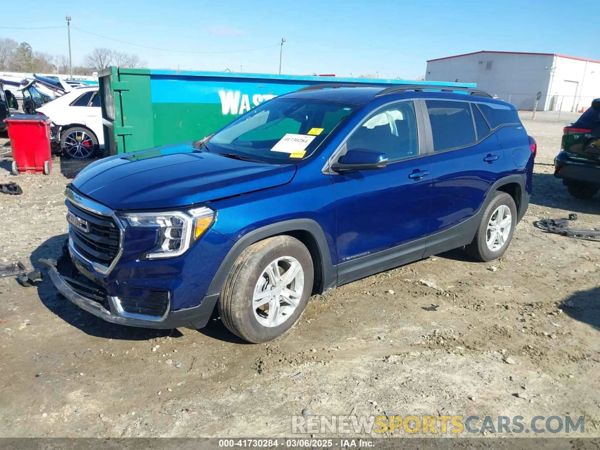 2 fotografías del automóvil dañado 3GKALMEG0PL176959 GMC TERRAIN 2023